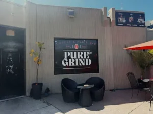 Outside view of Pure Grind in Modesto California