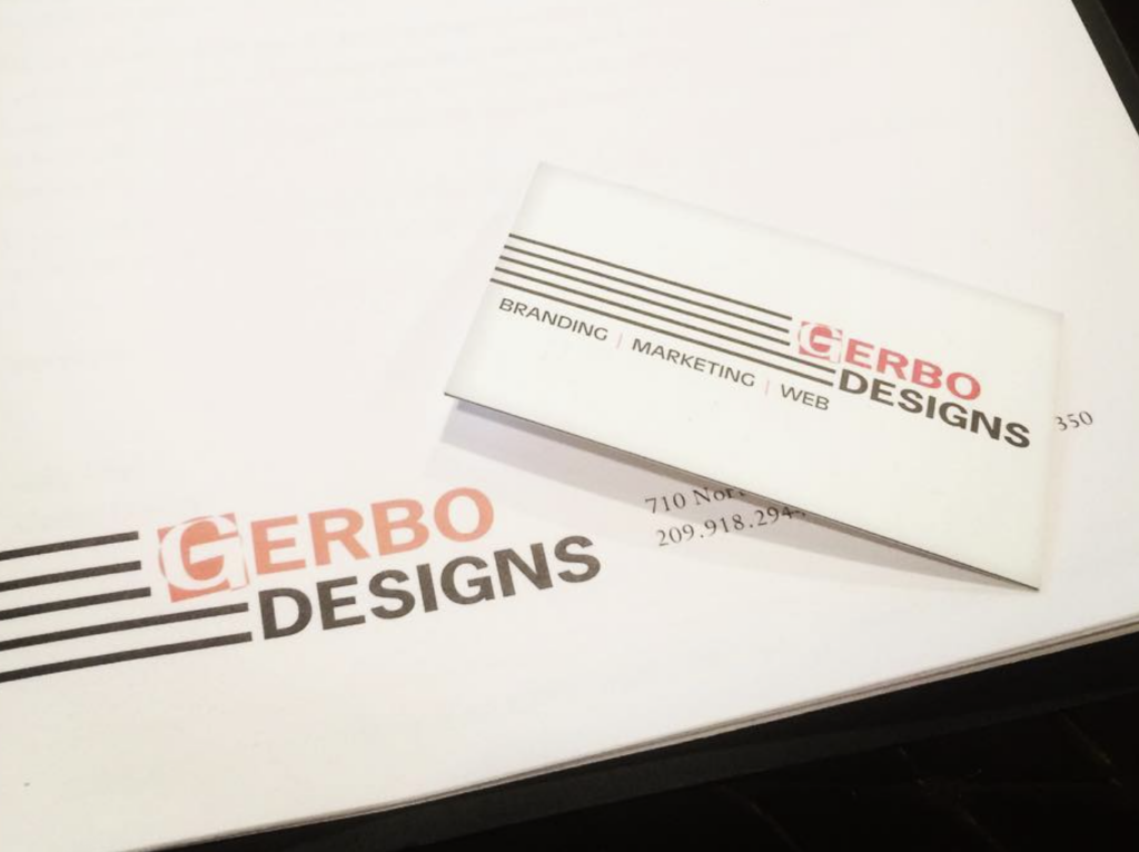Gerbo Designs first logo.