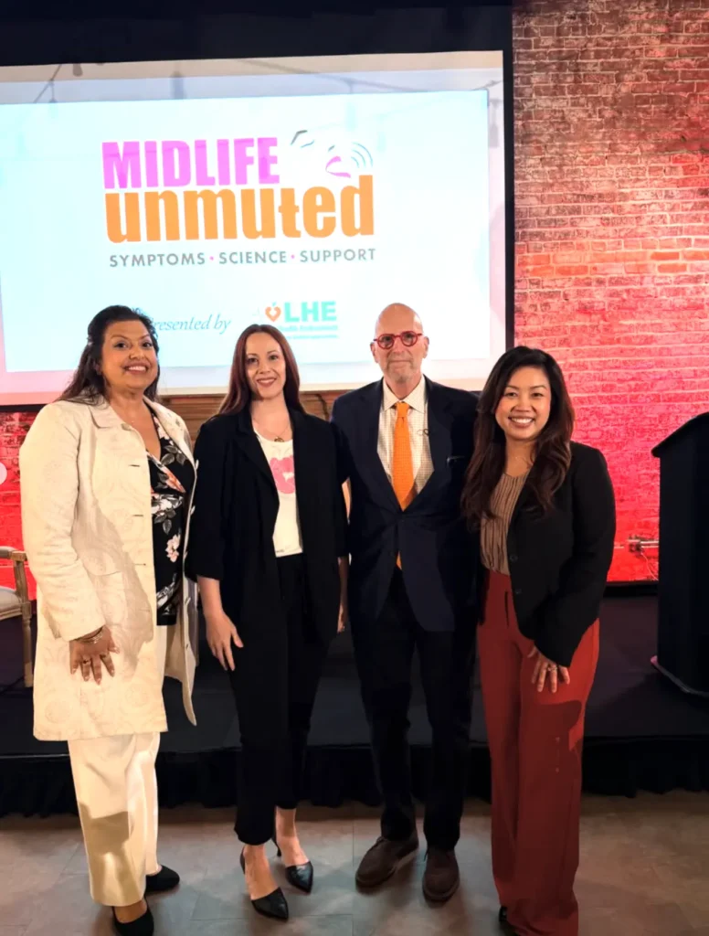 Host and speakers at Midlife Unmuted
